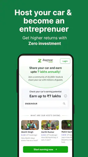 Zoomcar: Car rental for travel screenshot