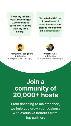 Zoomcar: Car rental for travel screenshot