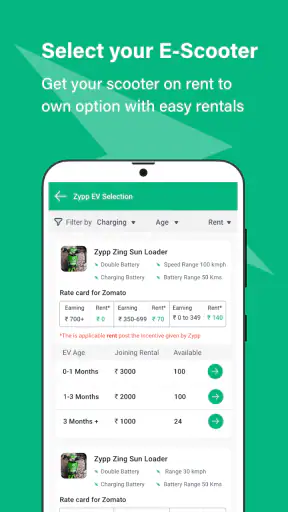 Zypp-EVs for Rental & Delivery screenshot