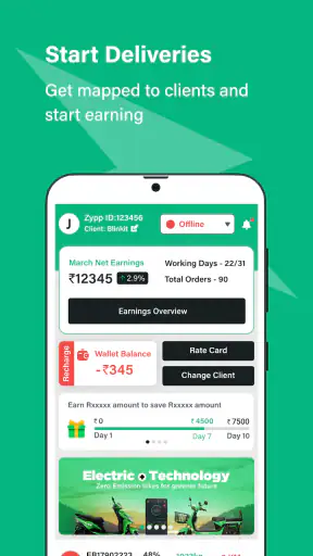 Zypp-EVs for Rental & Delivery screenshot