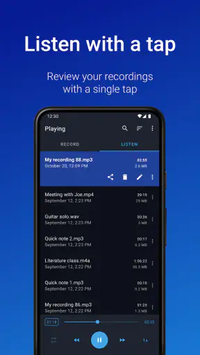 इजी वॉयस रिकॉर्डर प्रो screenshot