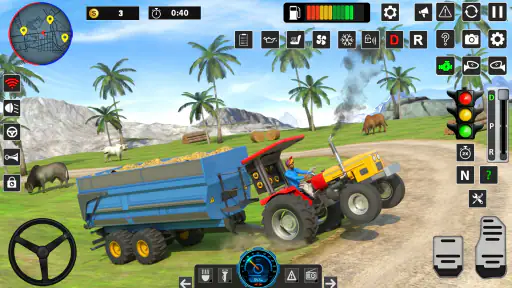 इंडियन ट्रैक्टर: Tractor Games screenshot