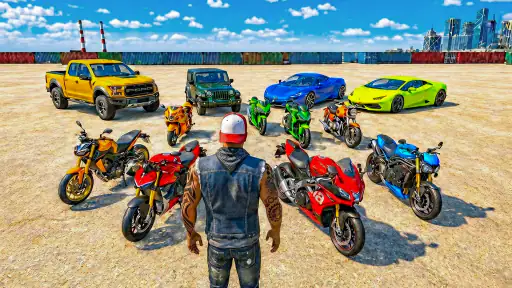 इंडियन बाइक 3डी गैंगस्टर गेम screenshot
