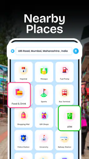 उपग्रह पृथ्वी मानचित्र screenshot