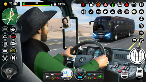 ऑटोबस ड्राइविंग विद्यालय खेल screenshot