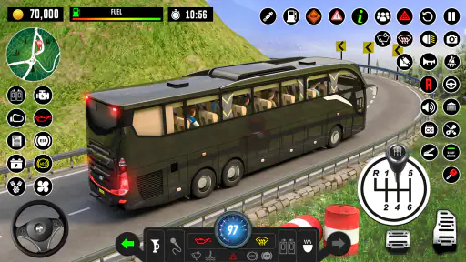 ऑटोबस ड्राइविंग विद्यालय खेल screenshot