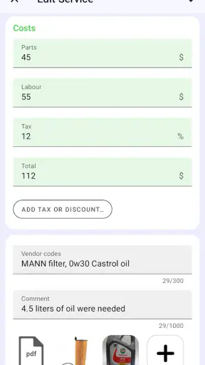 कार की सर्विस बुक screenshot