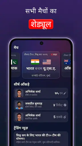 क्रिकेट लाइव screenshot