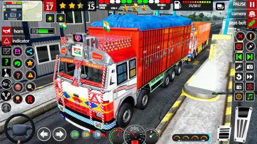 Indian Truck Offroad Cargo 3D screenshot