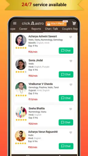 क्लिकएस्ट्रो:राशिफल और ज्योतिष screenshot
