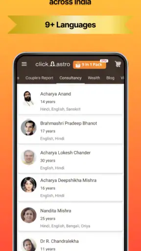 क्लिकएस्ट्रो:राशिफल और ज्योतिष screenshot