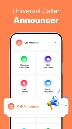 कॉलर नाम घोषक अलर्ट screenshot