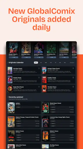 ग्लोबलकॉमिक्स: पढ़ें कॉमिक्स screenshot