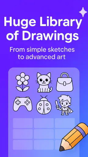 चित्र बनाना सीखें: Draw Simpli screenshot