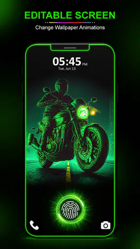 छूना लॉक स्क्रीन - एनिमेशन screenshot