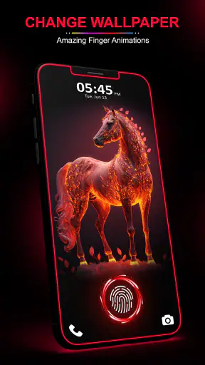 छूना लॉक स्क्रीन - एनिमेशन screenshot