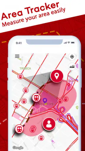 जीपीएस फील्ड एरिया मेजरमेंट ऐप screenshot