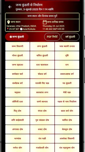 ज्योतिष और पंचांग कैलेंडर screenshot