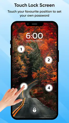 टच लॉक स्क्रीन - टच फोटो screenshot