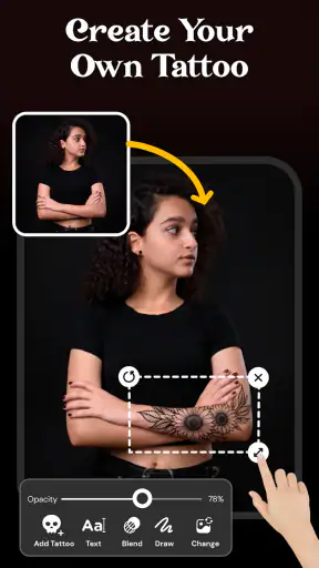 टैटू निर्माता और टैटू डिजाइन screenshot