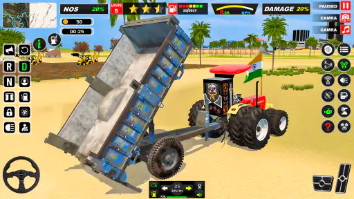 ट्रैक्टर खेती सिम्युलेटर गेम screenshot