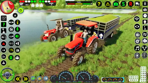 ट्रैक्टर गेम 3डी भारतीय ट्रैक् screenshot