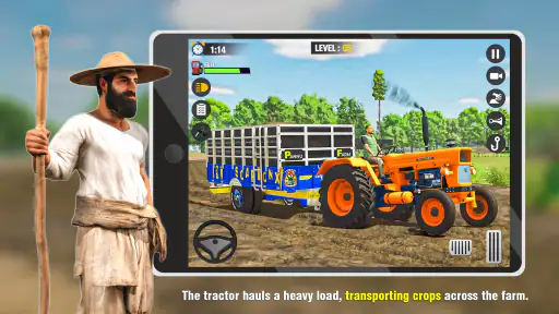 ट्रैक्टर सिम फार्मिंग गेम्स 3ड screenshot