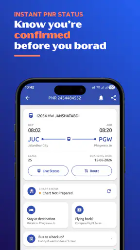 ट्रेन टिकट बुकिंग ऐप screenshot
