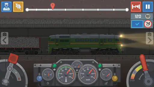 ट्रेन सिम्युलेटर - 2डी रेलरोड screenshot