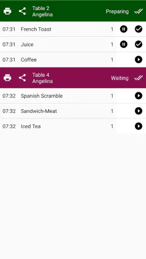 दीदान पीओएस: रेस्तरां, ऑर्डर screenshot