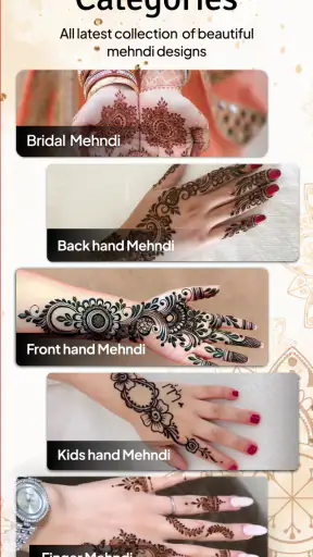 दुल्हन मेहंदी डिजाइन screenshot