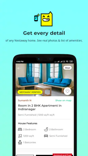 नेस्टवे-घर/कमरा/बिस्तर किराएपे screenshot