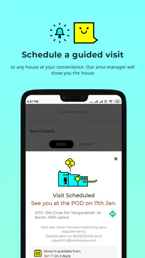 नेस्टवे-घर/कमरा/बिस्तर किराएपे screenshot