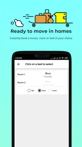 नेस्टवे-घर/कमरा/बिस्तर किराएपे screenshot