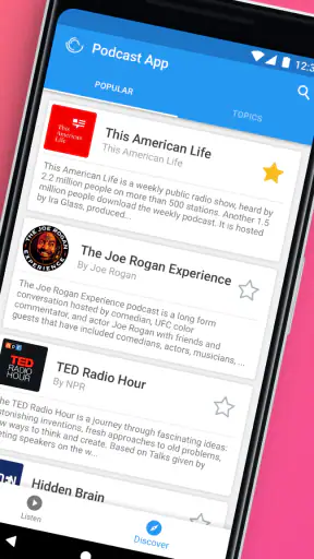पॉडकास्ट ऐप - Podcast App screenshot