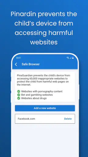 पिनार्डिन: अभिभावकीय नियंत्रण screenshot