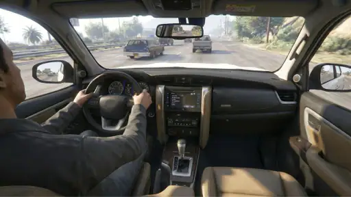 फॉर्च्यूनर कार ड्राइविंग गेम screenshot