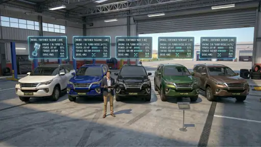 फॉर्च्यूनर कार ड्राइविंग गेम screenshot