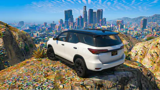फॉर्च्यूनर कार ड्राइविंग गेम screenshot