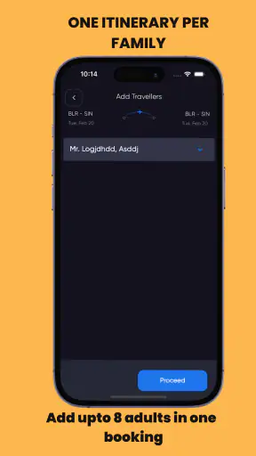 फ्लाइट यात्रा कार्यक्रम बनाएं screenshot