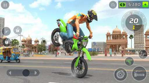 बाइक व्हीली स्टंट मास्टर गेम screenshot