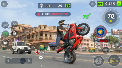 बाइक व्हीली स्टंट मास्टर गेम screenshot