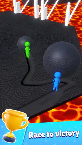ब्रिज दौड़ (Bridge Race) screenshot