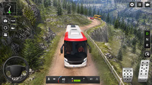 बस ड्राइविंग सिम्युलेटर 3D screenshot