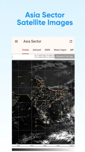 भारत उपग्रह मौसम screenshot