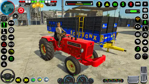 Tractor Game 3d Indian Farming screenshot