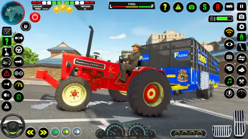 Tractor Game 3d Indian Farming screenshot
