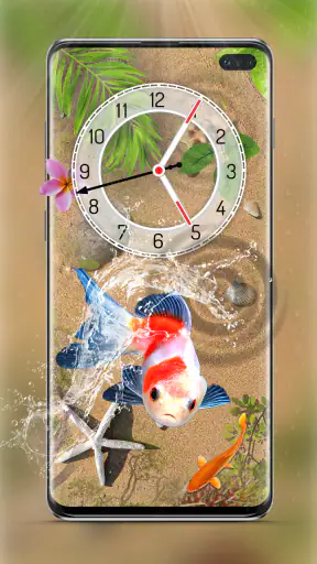 मछली जीना वॉलपेपर मछलीघर koi screenshot