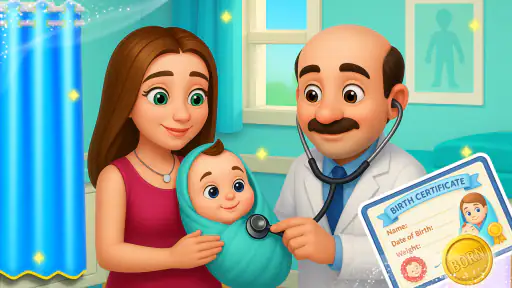 मम्मी बेबी केयर गेम screenshot