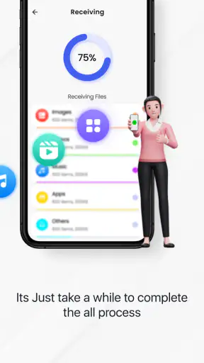 फ़ोन क्लोन डेटा ट्रांसफ़र screenshot